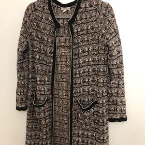 Metallic Tweed Cardigan
